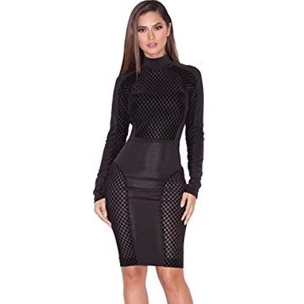 Black Bandage Bodycon Dress